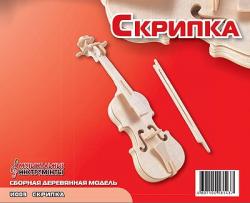 Дерев'яна збірна модель Скрипка И003