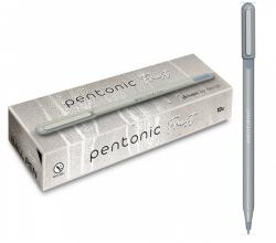 Ручка масляна Чорна 0,7 мм Pentonic Frost Linc 412220