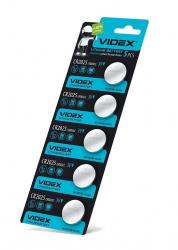 Батарейка-таблетка CR2025 5 штук  Videx  Бат-96