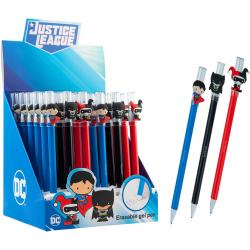 Ручка гелевая синяя пиши-стирай DC Comics Kite DC22-352