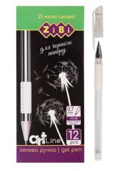 Ручка гелева  Art Line Black Paper , 0,7 мм, біла ZIBI ZB.2208-12