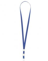 Шнурок для бейджа с пластиковым клипом 46 см, синий BUROMAX ВМ.5426-02