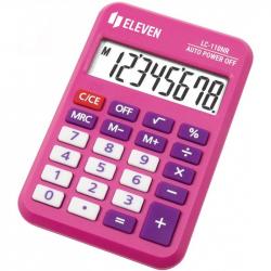 Калькулятор 8-ми розрядний 88*58*11 мм ELEVEN LC110NR-Pink