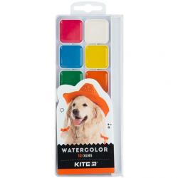 Фарби акварельні 12 кольорів Dogs Kite K23-061