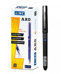 Ручка кулькова 0,7 мм масляна основа чорна  Axo  Linc 412228