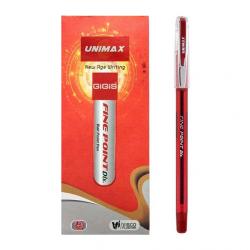 Ручка кулькова червона Fine Point Dlx Unimax  UX-111-06