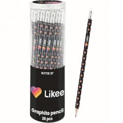 Олівець графітний з гумкою Likee Kite LK22-056