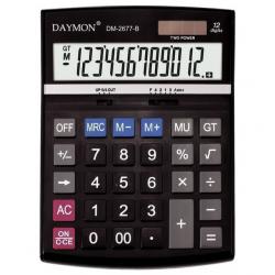 Калькулятор 12-ти розрядний 193*142*27 мм Daymon DМ-2677B