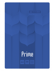 Блокнот А4 96 листов, клеточка, синий  PRIME  BUROMAX BM.24451101-02
