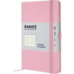 Блокнот 125*195 мм 96 листов клетка светло-розовый  Partner  Axent 8201-49-A