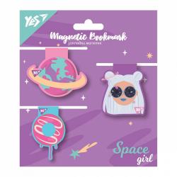 Закладка магнітна  Space Girl  (планшет=3 шт.) YES 707727