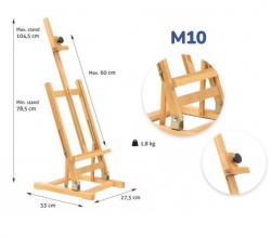 Мольберт дерев'яний студійний Brushme M10