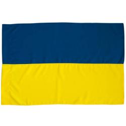 Флаг Украины большой, атлас, 90*135 см П6А