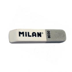 Гумка комбінована біло-сіра  MILAN 8030