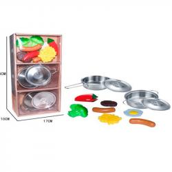 Детский кухонный набор посуды Bambi YH2018-2A