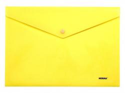 Папка-конверт на кнопці NORMA А4 жовта 5017