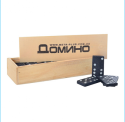 Домино M 0027 в деревянной коробке 14,5-5-3 см