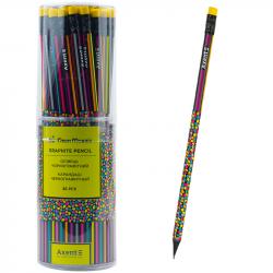 Олівець графітний з гумкою Neon mosaic Axent 9009/36-09-A