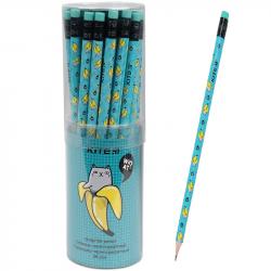 Олівець графітний з гумкою Bananas Kite K21-056-4