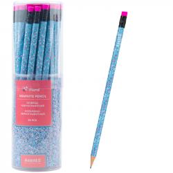 Олівець графітний з гумкою Floral Axent 9009/36-08-A