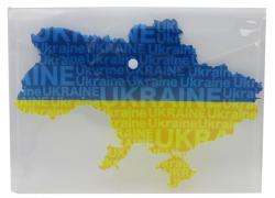 Папка на кнопку А4  Мапа України  2201-212 (Карта України)