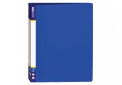 Папка пластикова А4 на 2 кільця з карманцем синя Economix E30701-02