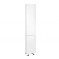 Пенал підлоговий Qtap Scorpio 350х1900х300 White з кошиком для білизни QT1475PN1901KRW