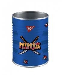 Підставка для ручок дитяча металева кругла Ninja YES 470503