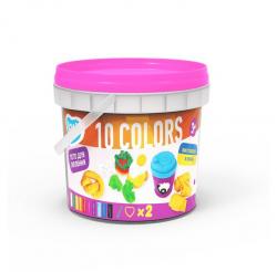 Набір тіста для ліплення 10 кольорів  Для дівчаток   Lovin 41153