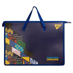 Портфель дитячий пластиковий з тканинними ручками А3  Stand With Ukraine  Yes 492200
