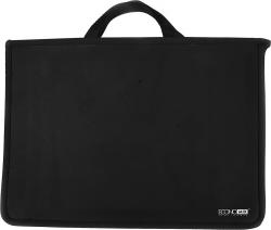 Портфель пластиковий на блискавці чорний ECONOMIX E31630-01