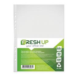 Набір файлів-кишень 100 штук FRESH UP А4 40мкм