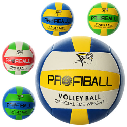 М'яч волейбольний PROFIBALL (офіц.розмір, 2шари, 18 панелей)  EV 3159