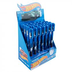 Ручка гелева  Пиши-стирай  0,5мм синя Hot Wheels Kite HW23-068