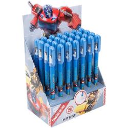 Ручка гелева Пиши- Стирай 0,5мм синя KITE Transformers  TF21-068