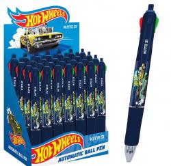 Ручка кулькова автоматична 4 кольори Hot Wheels Kite HW23-067