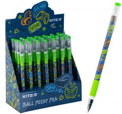 Ручка кулькова Синя 0,5мм Kite Game K24-032-4