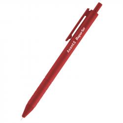Ручка масляна автоматична 0.7 мм червона  Reporter  Axent AB1065-06-A