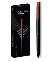 Ручка масляна автоматична Червона 0,7мм Pentonic Switch Linc 411931