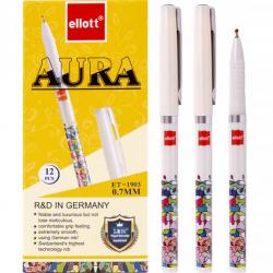 Ручка масляная Ellott AURA 0,7мм синяя CL1903-12
