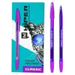 Ручка масляная  Classic  HIPER 1мм фиолетовая НО-1147