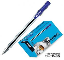 Ручка масляная  Selfy  HIPER 0,7 мм синяя НО-535