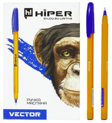 Ручка масляная  Vector  HIPER 0,7 мм синяя НО-600