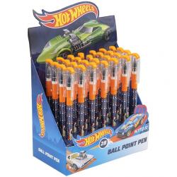 Ручка шариковая синяя 0,5мм Hot Wheels Kite HW21-032