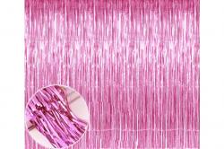 Штора декоративна для фотозони рожева сатин 1х2 м 39543