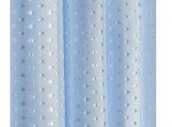 Штора для ванной комнаты текстиль 180х180 см  Пика  голубой Chaoya Р-блак