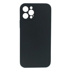 Силіконовий чохол для iPhone 12 Pro Black Matte - чорний