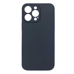 Силіконовий чохол для iPhone 15 Pro Max Black Matte - чорний