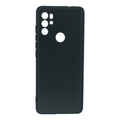 Силіконовий чохол для Motorola G60S Black Matte - чорний