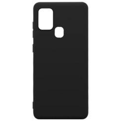 Силіконовий чохол для Samsung A21S (2020) A217 Black Matte - чорний
